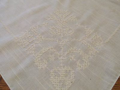 VINTAGE HAND EMBROIDERED TABLECLOTH 70