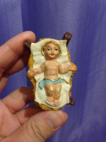 Vintage Baby Jesus Italian Made In Italy Ceramic Nativity Figure