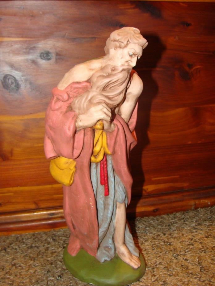 Vintage Ceramic Atlantic Mold Christmas Nativity WISE MAN STANDING WITH BEARD