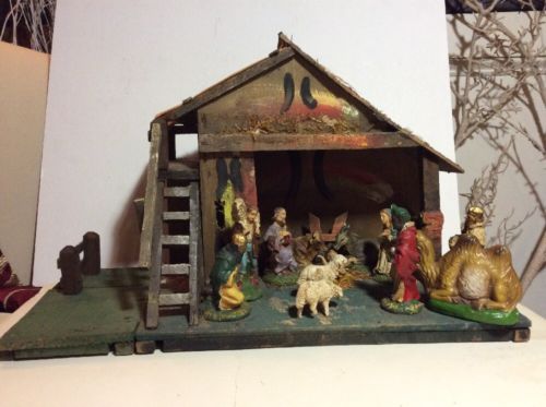 RARE Vintage Nativity Set