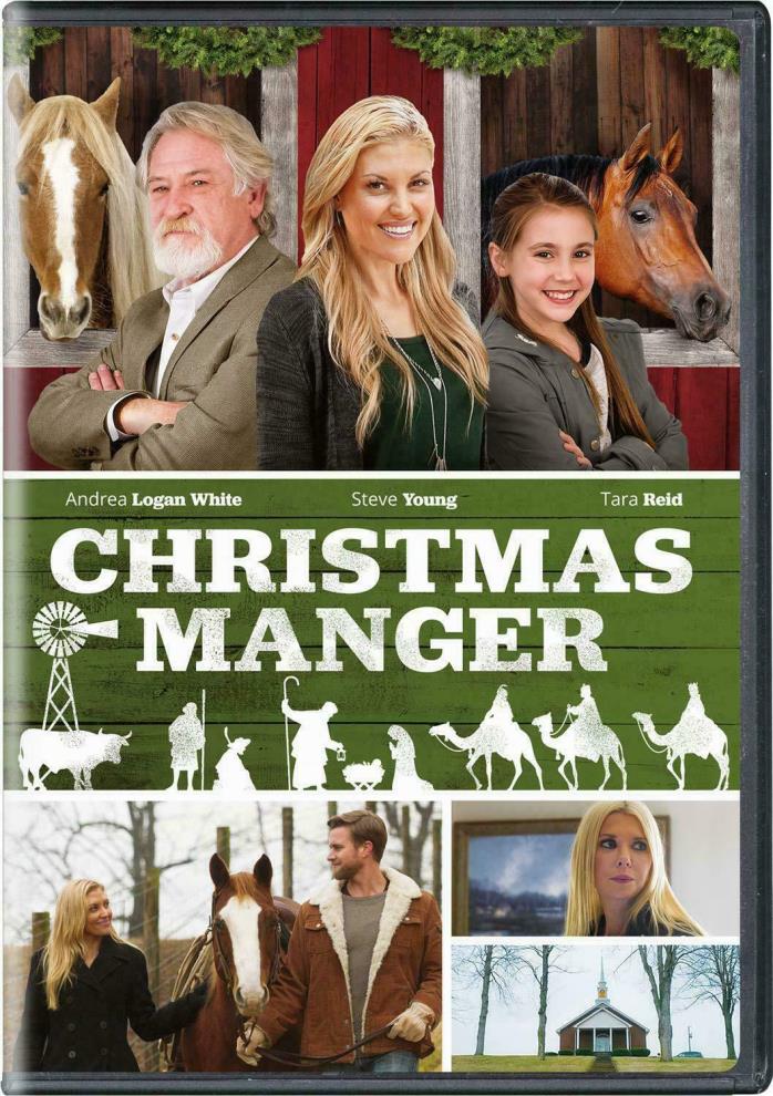 Christmas Manger DVD INSPIRATIONAL USED VERY GOOD TARA REID WITH CLOTHES ON