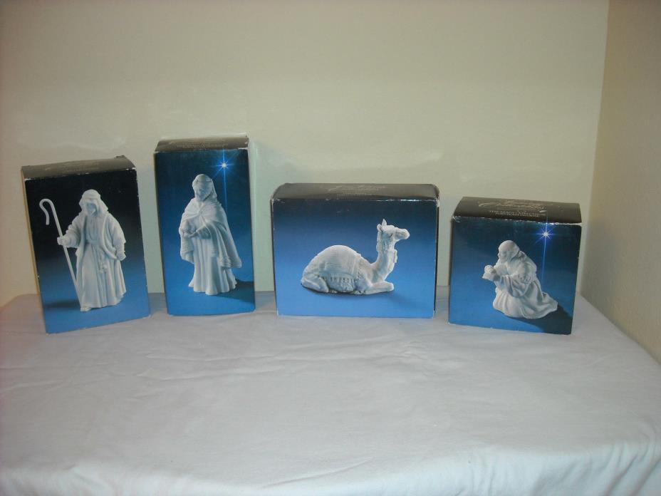 Lot of 4 Avon Nativity Collectibles Figurines Camel Shepherd Balthasar Melchoir