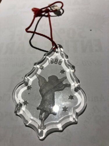 1988 Vintage Crystal Christmas Ornament Made in W. Germany for Spiegel