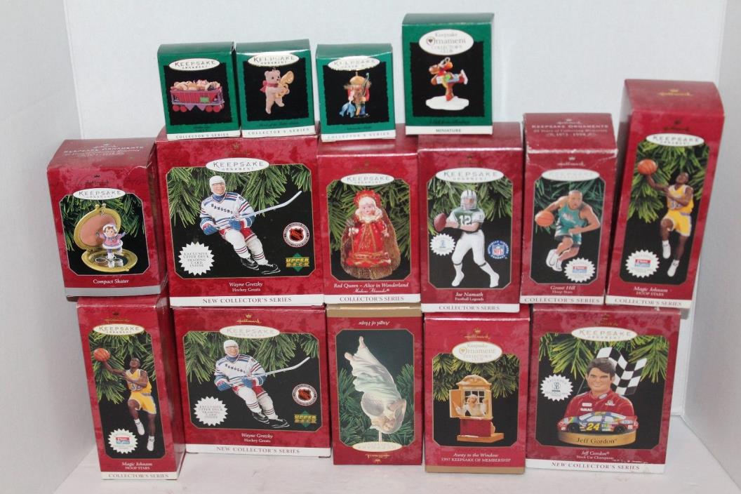 COLLECTION OF 15 ASSORTED HALLMARK CHRISTMAS ORNAMENTS