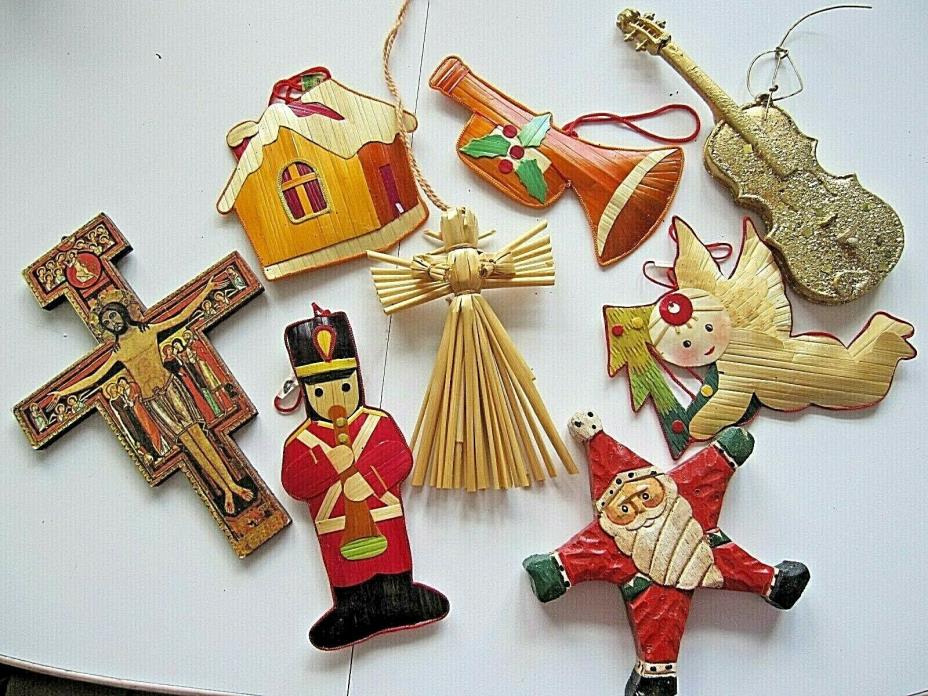 Vintage Christmas Ornaments Mixed Lot