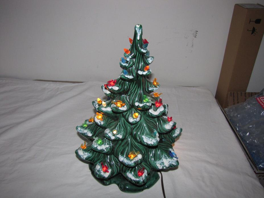 Vintage Atlantic Mold Ceramic Christmas Tree Light 16