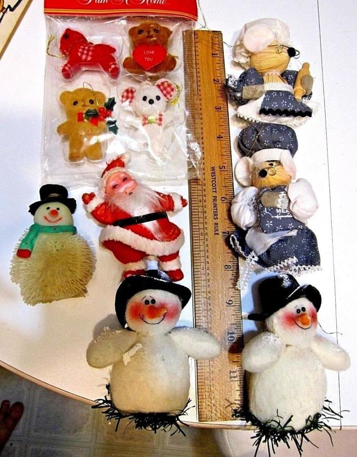 Vintage Christmas Figuries Mixed Lot