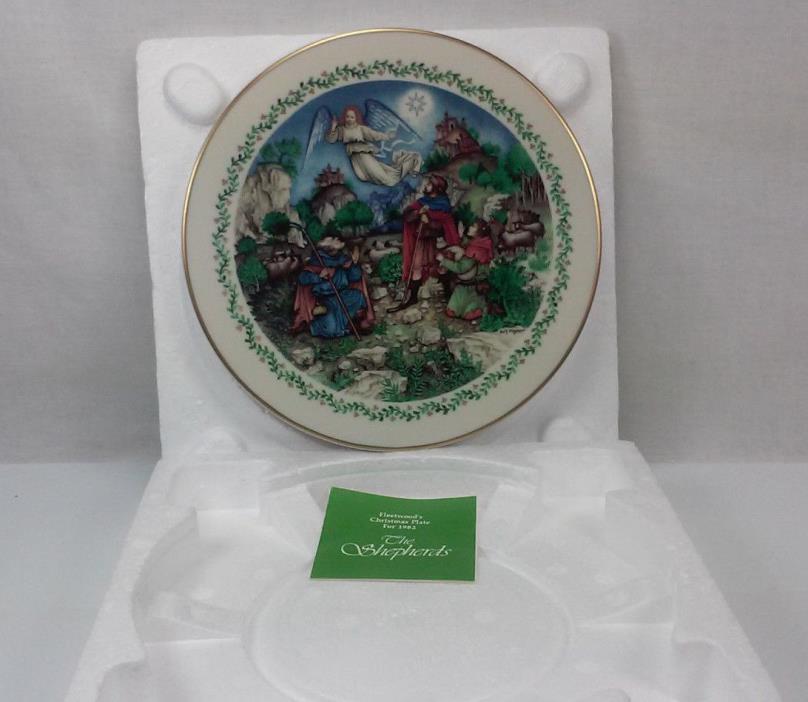 1982 FLEETWOOD COLLECTION ANNUAL CHRISTMAS PLATE FRITZ WEGNER 
