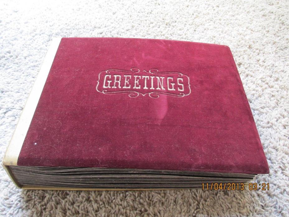 Christmas Card Salesman Sample Book 1940~Craftacres BUZZA~Minneapolis 57 cards