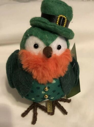 Spring 2019 St. Patrick’s Day Fabric BIRD Target Spritz - Goldy- NWT