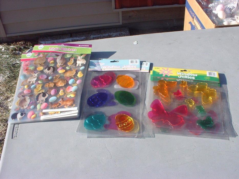 Easter Photo Stickers Plus Butterfly & Easter Window Jells