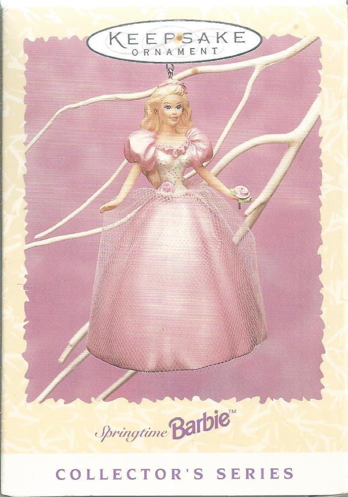 Hallmark Keepsake 1996 Holiday Ornament Springtime Easter Barbie 2nd Series MIB