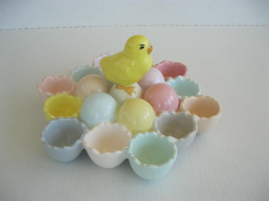 Ceramic Easter Chick Egg Holder