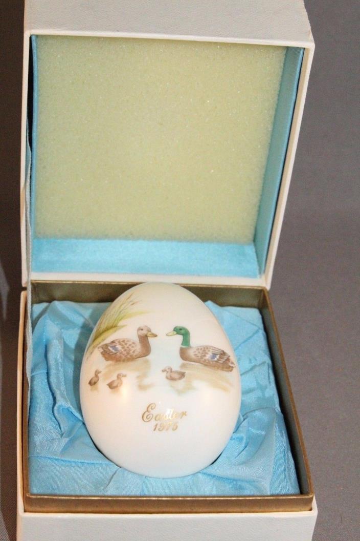 Noritake Limited Edition Easter 1975 Porcelain Easter Egg