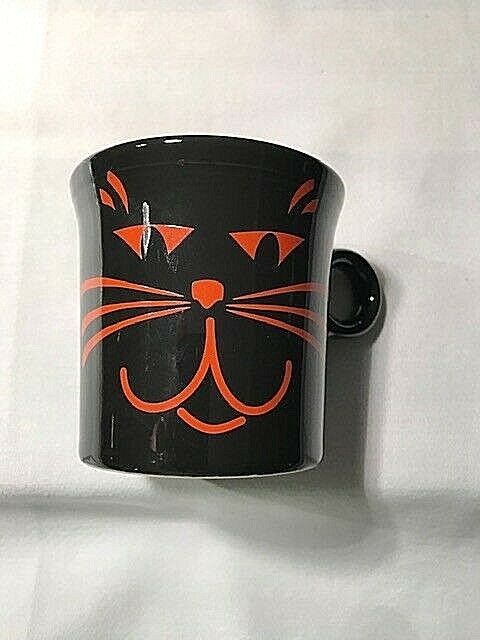 Fiestaware Halloween black cat mug
