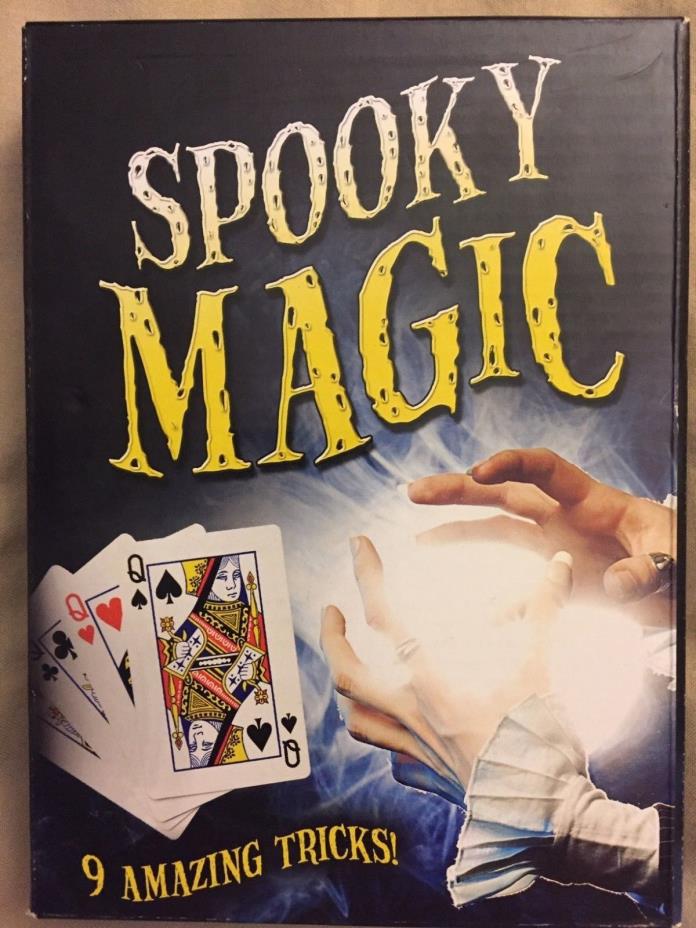 Spooky Magic Tricks Kit W/Instruction Book 9 Amazing Tricks 6+ - NEW