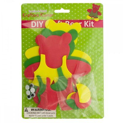 Diy Craft Foam Teddy Bear Kit