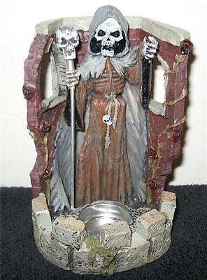 THE HALLOWEEN SKELETON REAPER TEALIGHT HOLDER