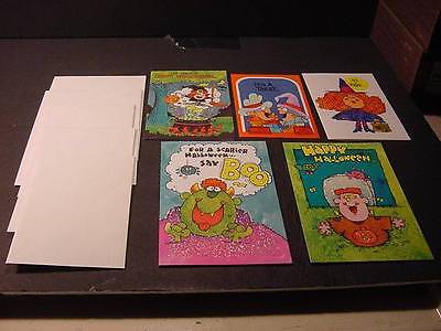 5 Different New Halloween Card Lot w/Envelopes-Paramount for Adults-#8