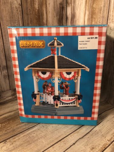 LEMAX SUMMER AMERICANA 2018 CARNIVAL PARK GAZEBO BAND #83365 TABLE ACCENT NEW