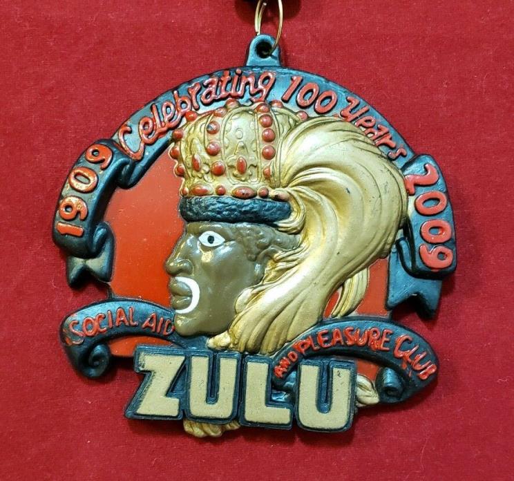 2, ZULU Social Aid & Pleasure Club, 2009 Celebrating 100 Years, Mardi Gras Beads