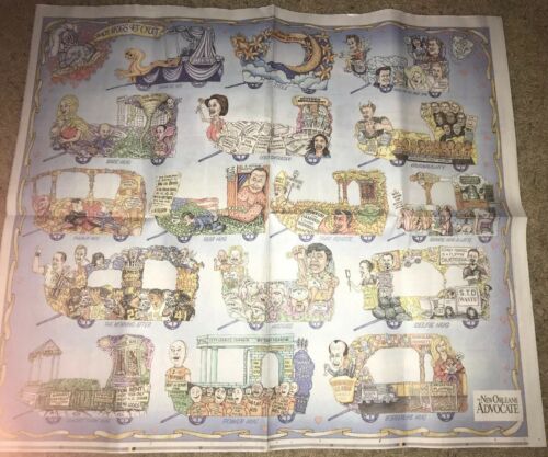 2019 Krewe Of Chaos Parade Bulletin Mardi Gras New Orleans