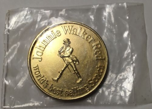February 23 1971 Johnnie Walker Red Scotch Saints Mardi Gras Doubloon