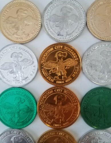 Jefferson City Buzzards - Fish & Game Mardi Gras Doubloons 70s to 90's Big Lot