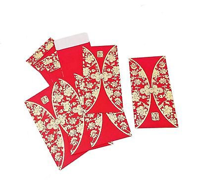 DMtse Pack of 50 Chinese Fashion Special Generous Red Envelopes Lucky LAI See...