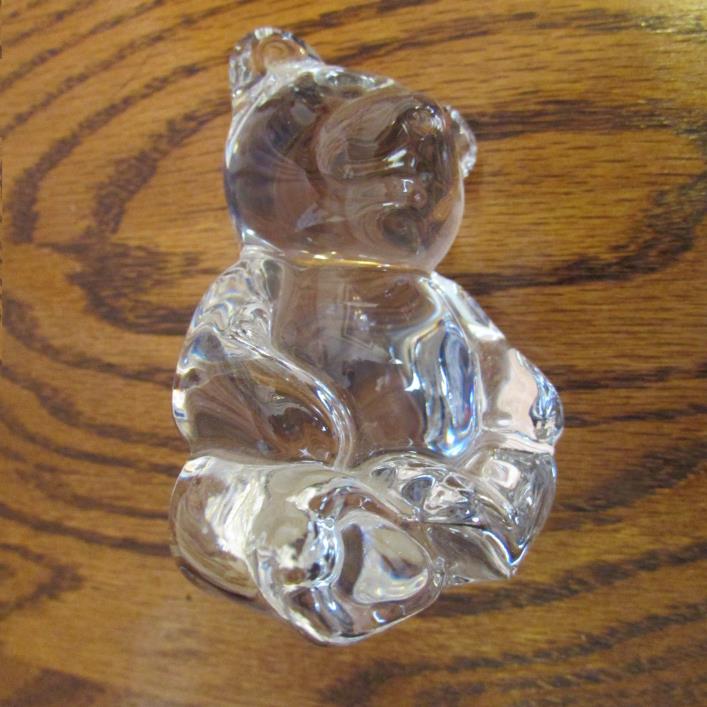 24% Lead Crystal Princess House TEDDY BEAR
