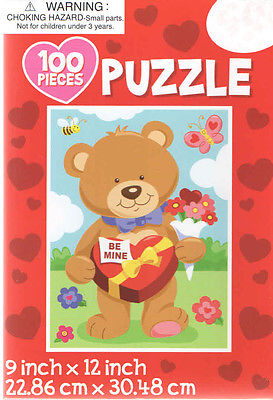 Teddy Bear 100-Piece Puzzle - Valentine 