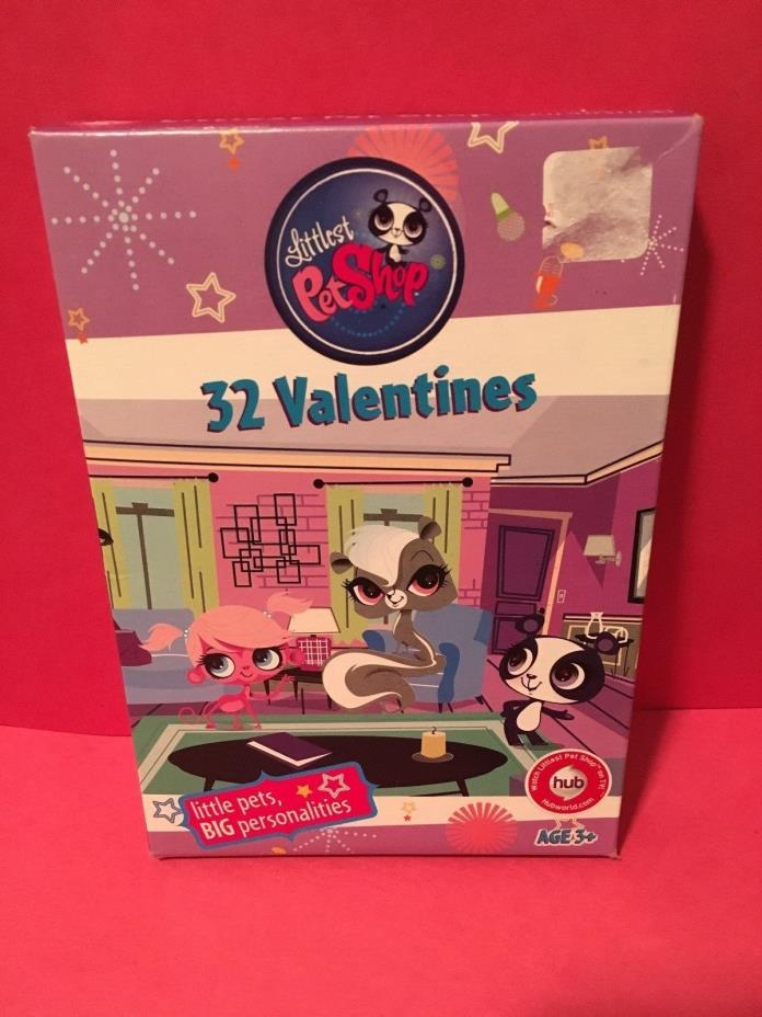 LITTLEST PET SHOP 32 VALENTINES DAY CARDS NEW IN PACKAGE