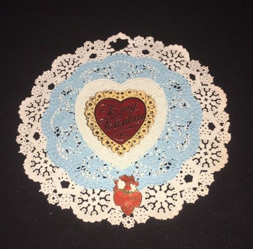 Vtg Valentines Day I Love you Card Paper Dolie 8