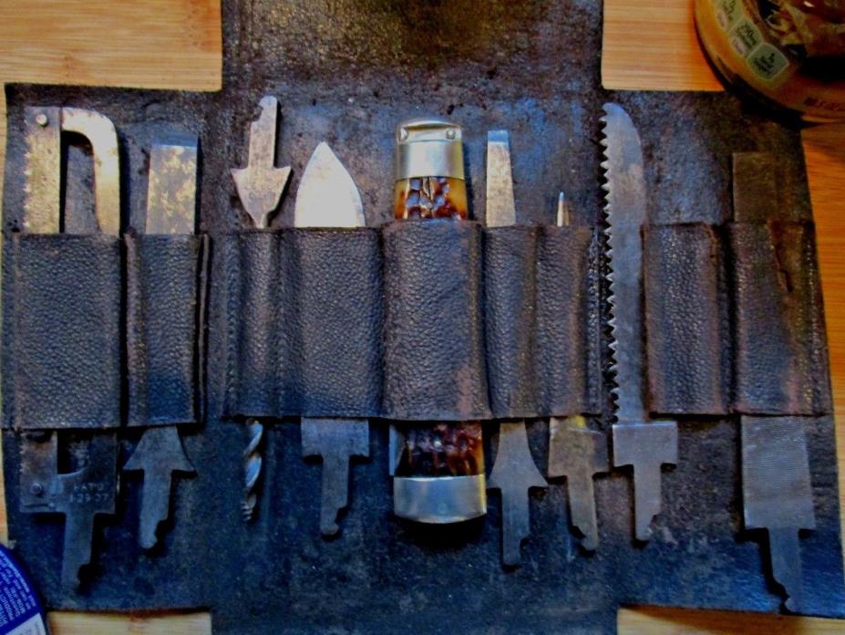 RARE NAPANOCH KNIFE/TOOL KIT ANTIQUE
