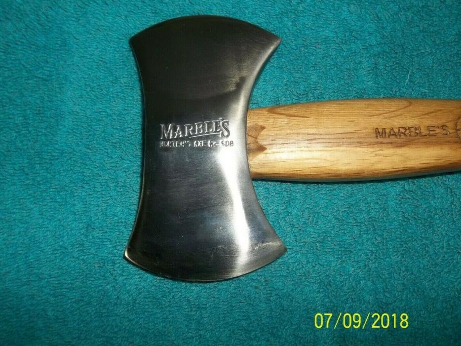 Marbles Double Bit For Every Hour In The Open Hatchet. Sheath Included