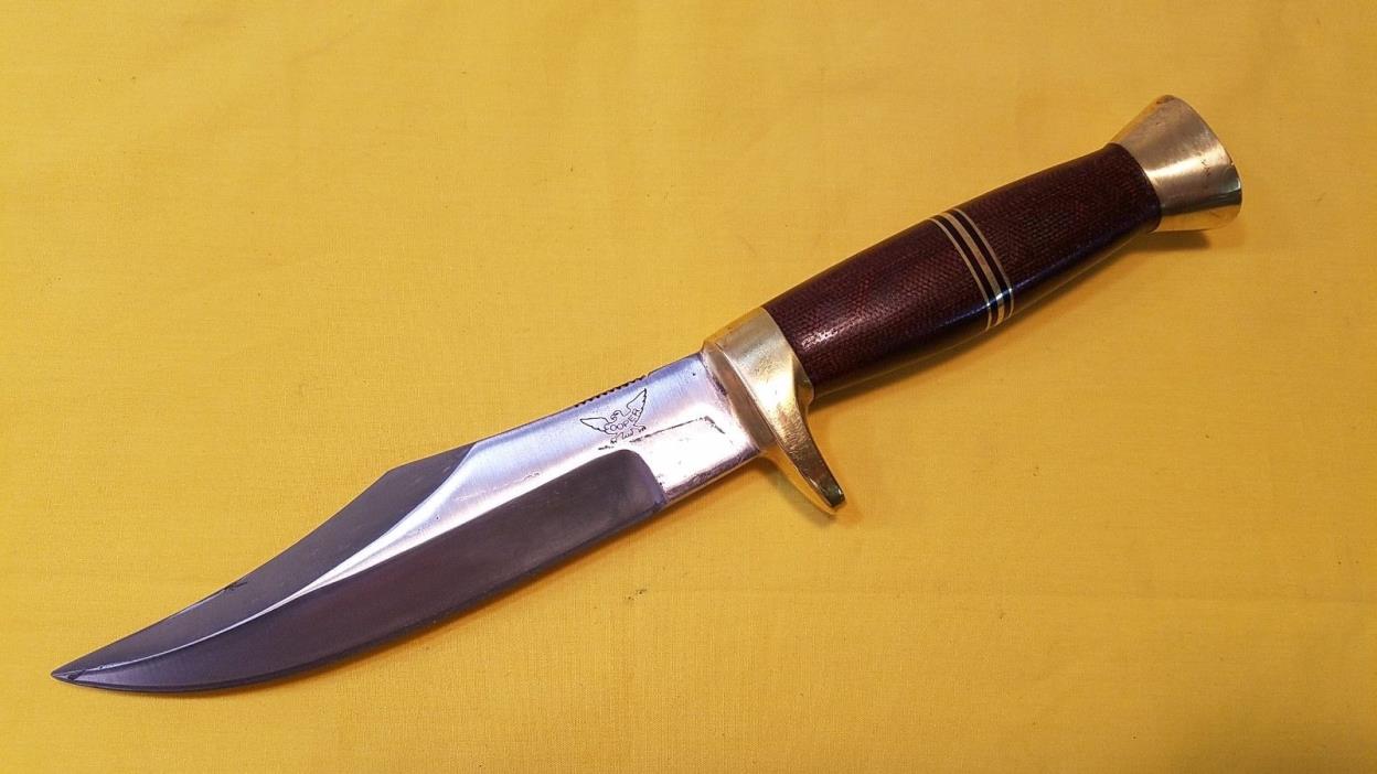 John Nelson Cooper Custom Clip Blade Hunter Knife                           1147