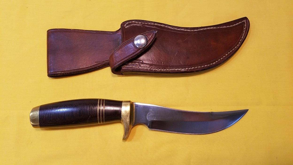 John Nelson Cooper Texas Hunter Custom Knife w/ Sheath                      1142