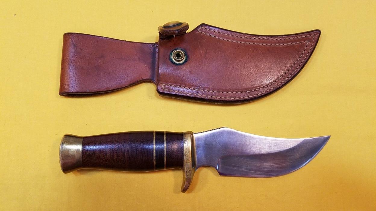 John Nelson Cooper Custom Skinner Knife w/ Sheath                           1145