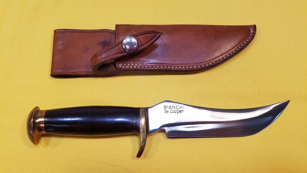 John Nelson Cooper Custom Bianchi Skinner Knife w/ Sheath                   1144