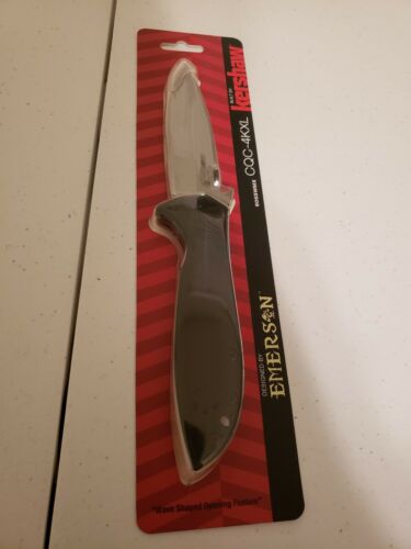 KERSHAW EMERSON CQC-4KXL 6054WMX WAVE FOLDING KNIFE G10
