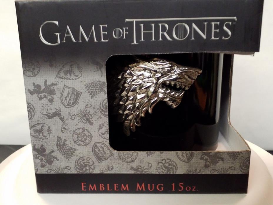 Game of Thrones Emblem Mug 15 oz. New In Box Official HBO Licensed Product