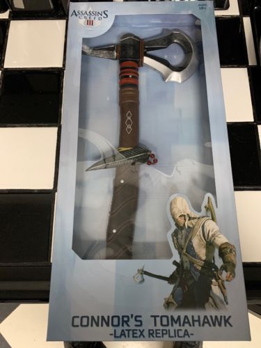 Assassins Creed III Connor's Tomahawk Latex Replica Cosplay Battle Axe prop