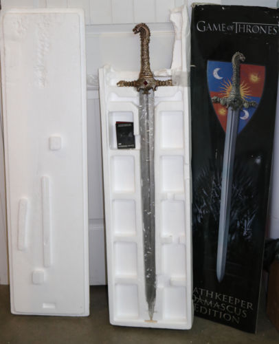 Game of Thrones Oathkeeper Damascus Sword of Brienne & Jaime Valyrian Steel