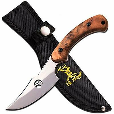 Tom Anderson Fixed Blade 8" Burl Wood Handle With Sheath Sports &