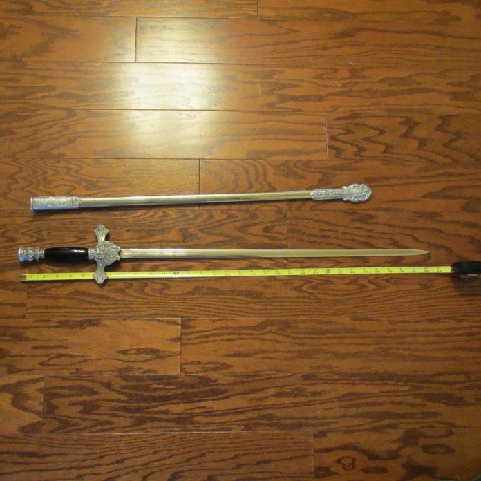 32 Inch Metal Sword with Sheath