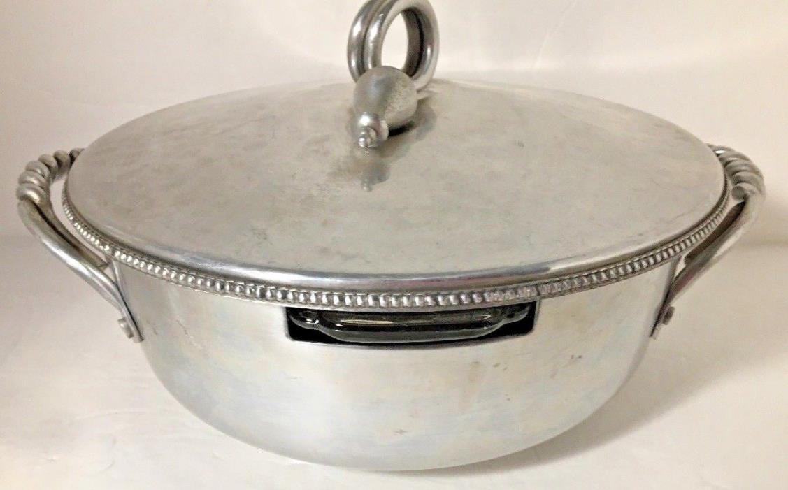 Casserole Dish Pyrex BHW Buenilum Aluminum 1 1/2 qt.Glass Metal Frederic Buehner