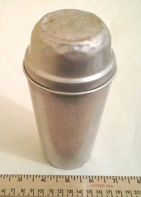 Vintage Ovaltine Tumbler and Cover - Aluminum