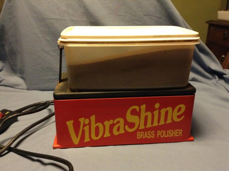 Vintage Vibra Shine VibraShine Brass Polisher Cleaner Works, Good Condition