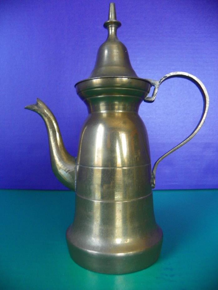 Brass teapot with seperate lid.... India