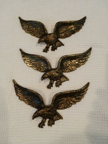 Brass Eagle Wall Plaques (3) 9